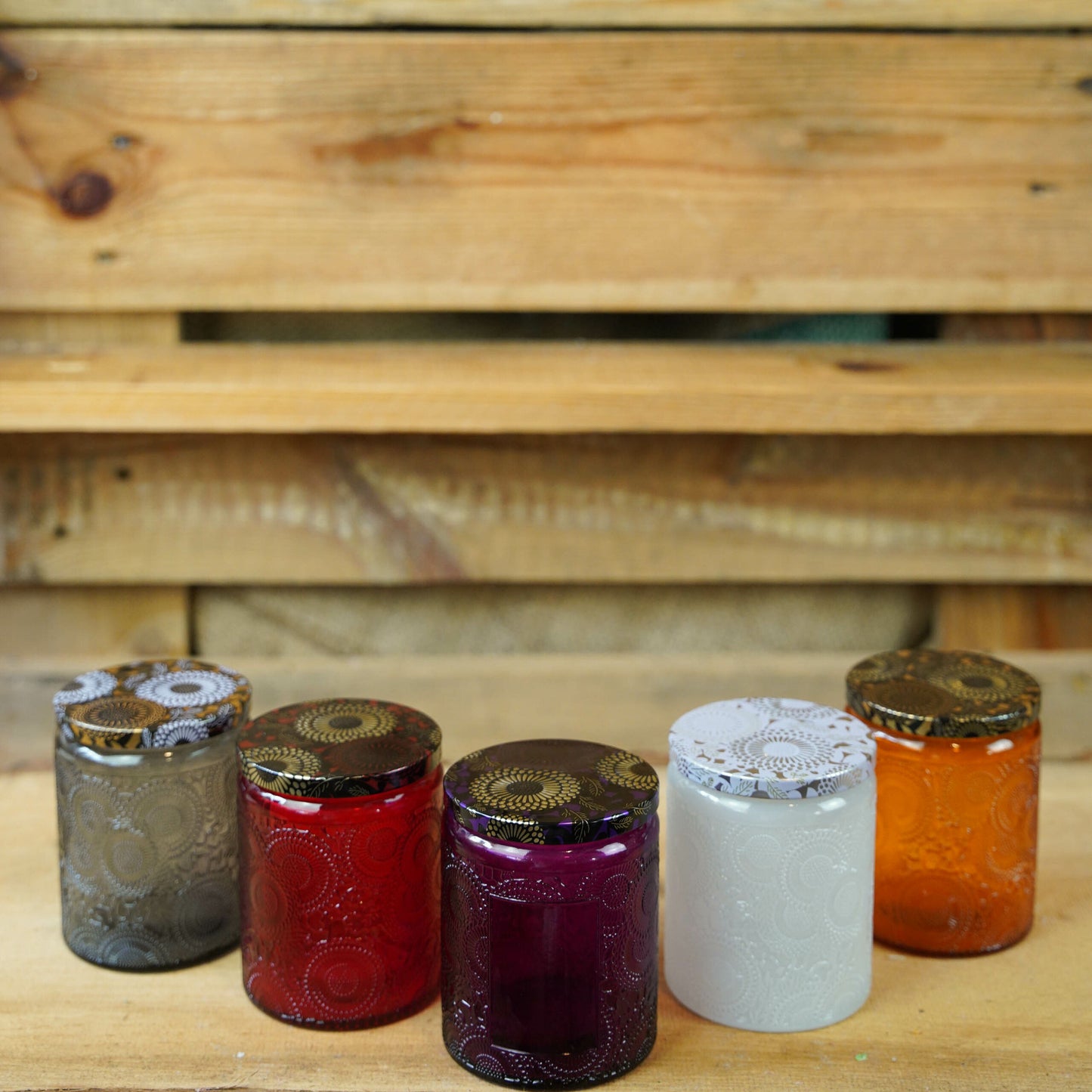 Duftkerze im Glas aus Sojawachs | mit verschiedenen Düften | Kerze im Glas | Bunte Kerze | Geburtstagsgeschenk | Weihnachten
