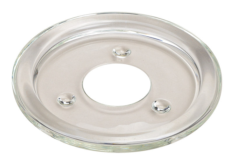 Kerzenuntersetzer aus Glas | 11 cm Durchmesser