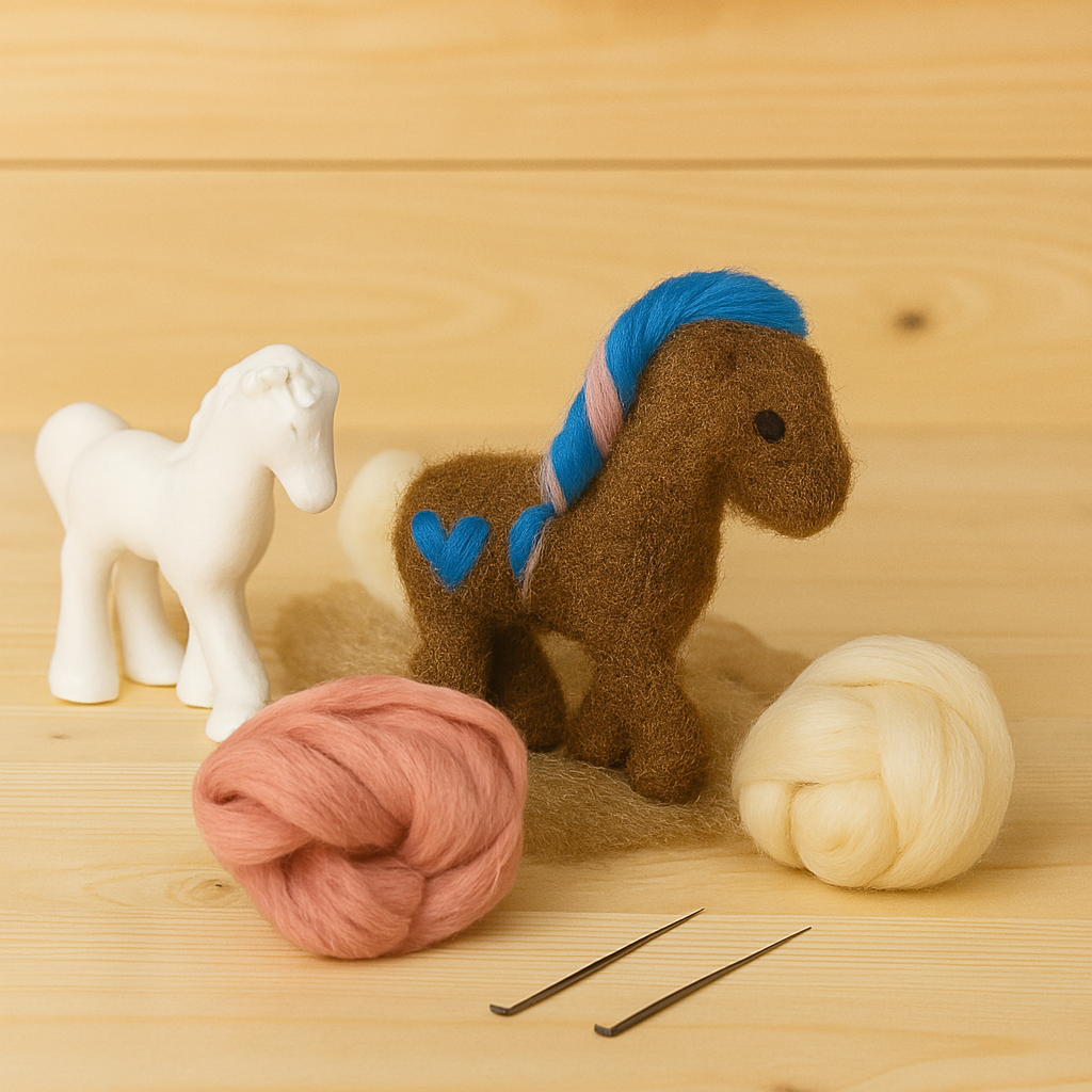 Kreatives Filzset Einhorn & Pferd