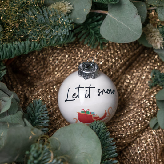 Kreatives Weihnachtskugel-Stickerset