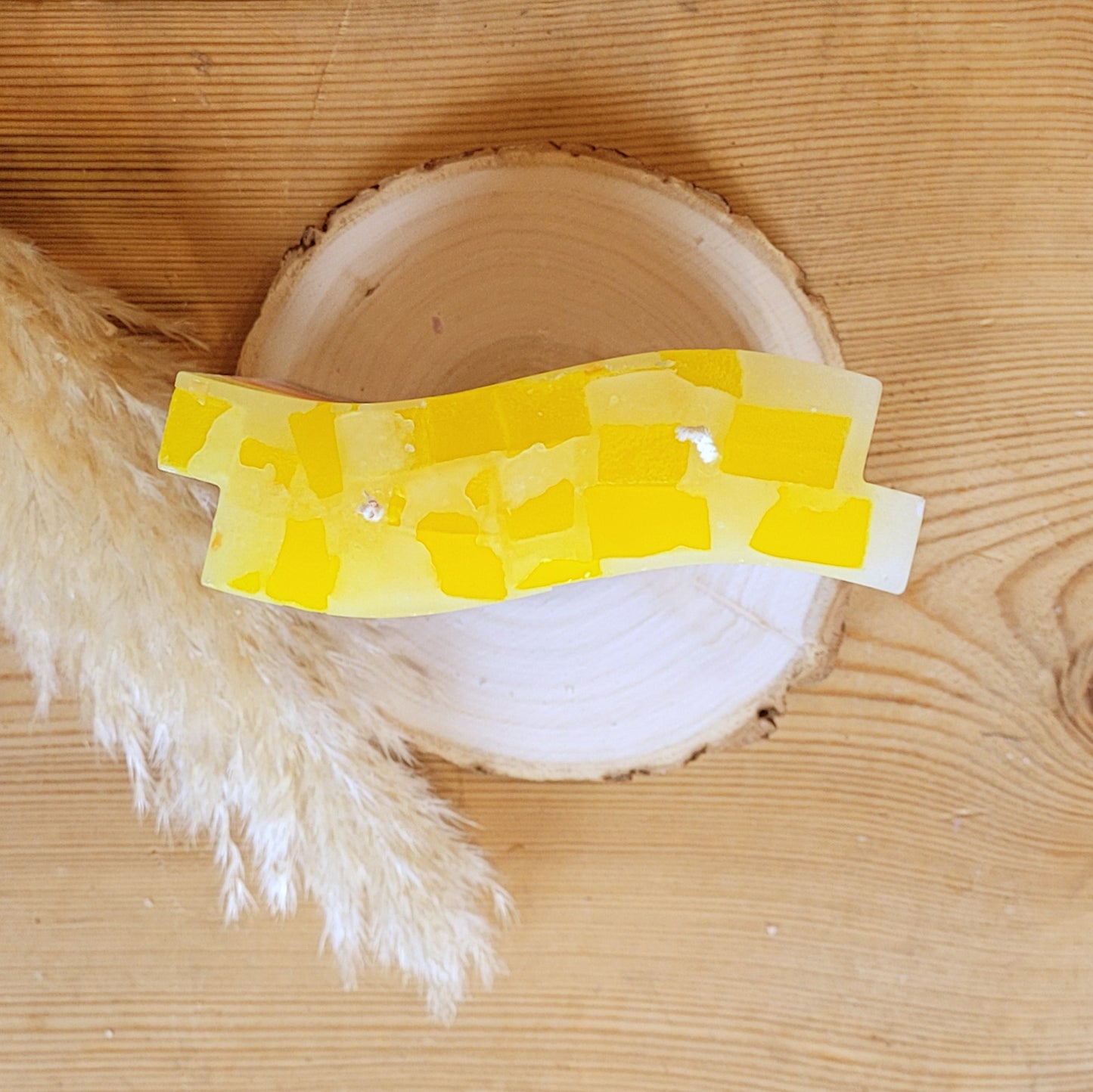 Wachswürfelkerze l Zwillingskerze Welle l Geschenk zum Geburtstag l Handarbeit l bunte Kerze l Stumpenkerze