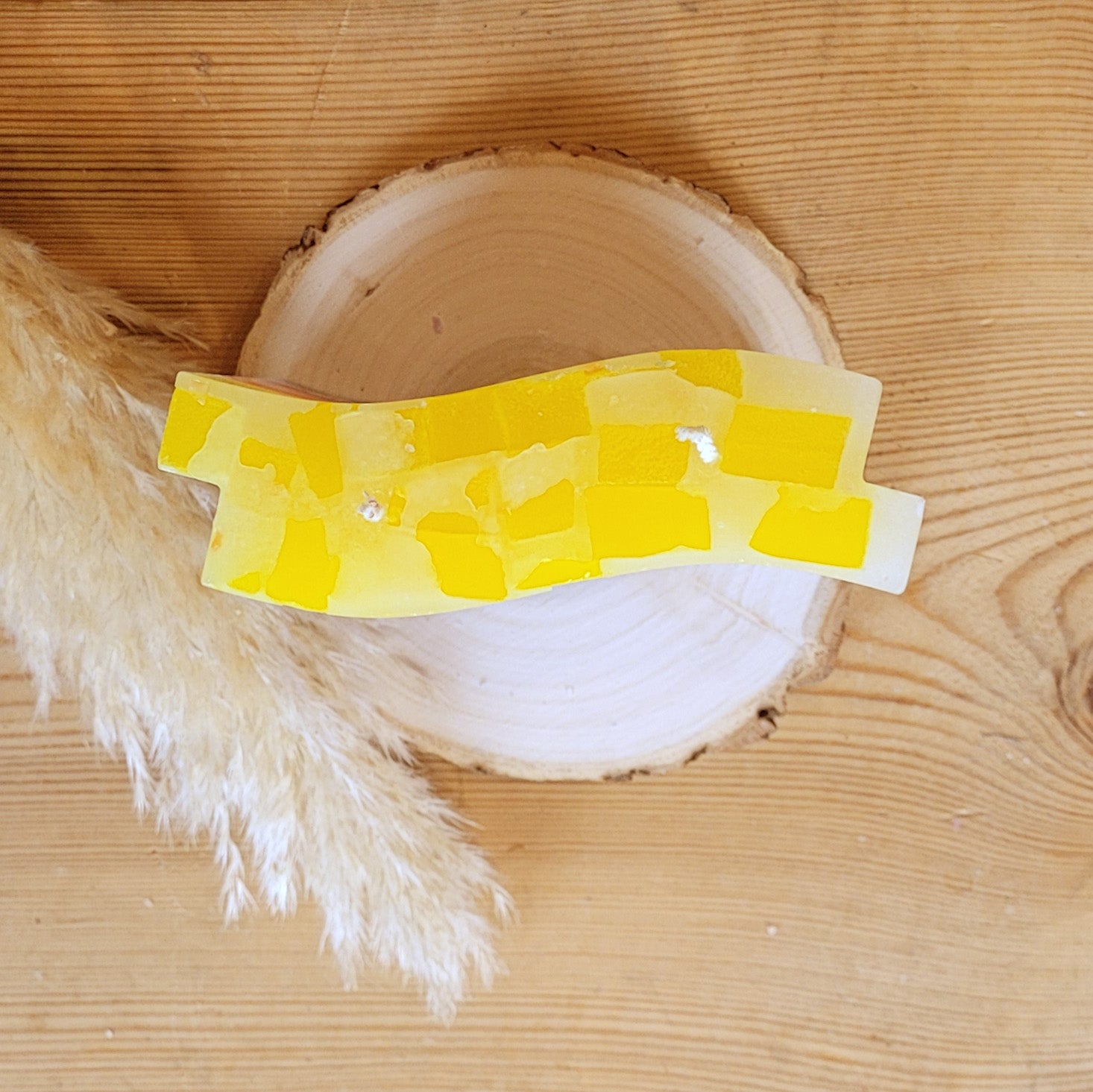 Wachswürfelkerze l Zwillingskerze Welle l Geschenk zum Geburtstag l Handarbeit l bunte Kerze l Stumpenkerze