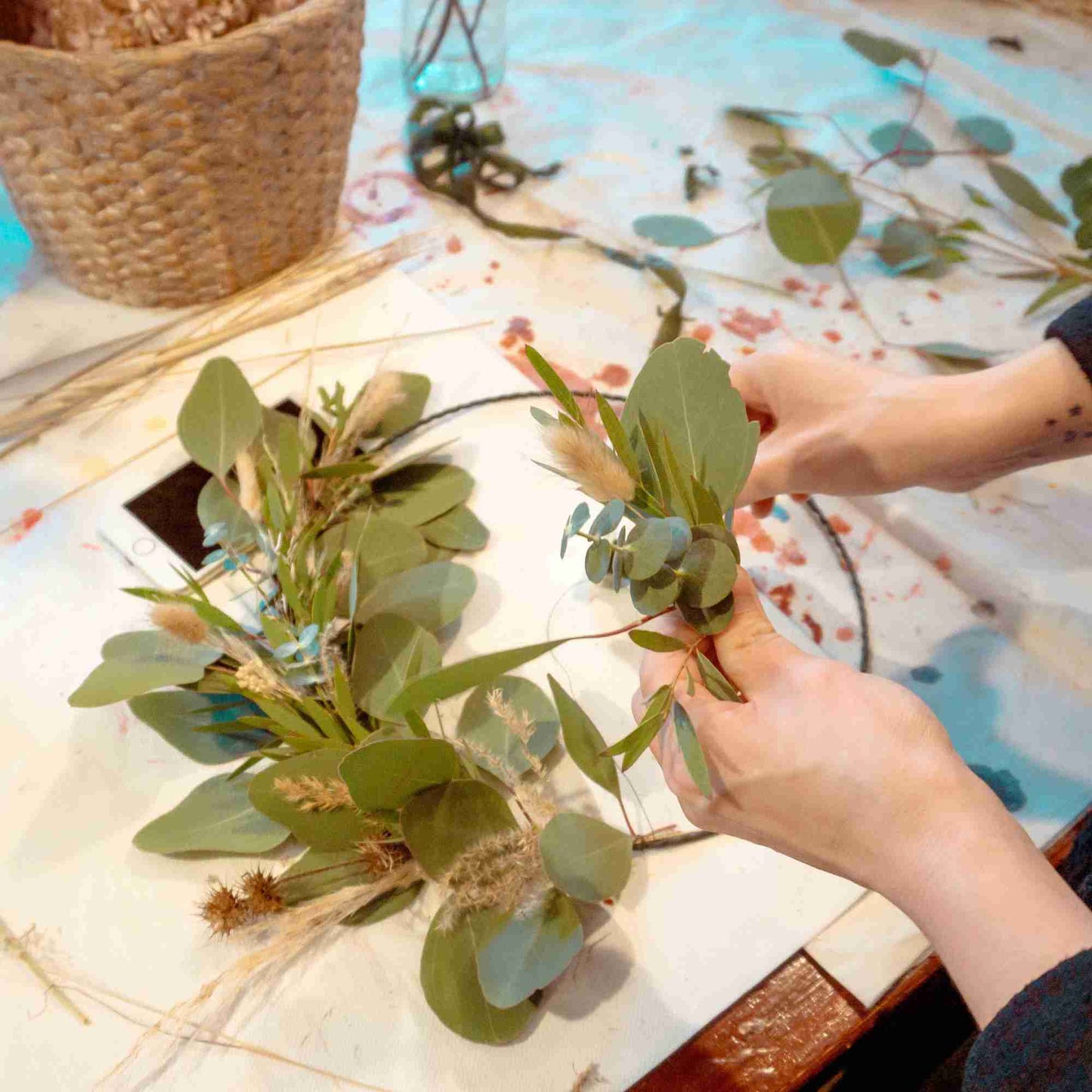 DIY Bastelset Eukalyptuskranz