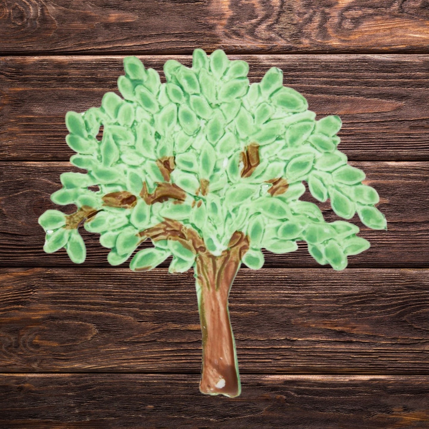 Bemaltes Wachsdekor Baum