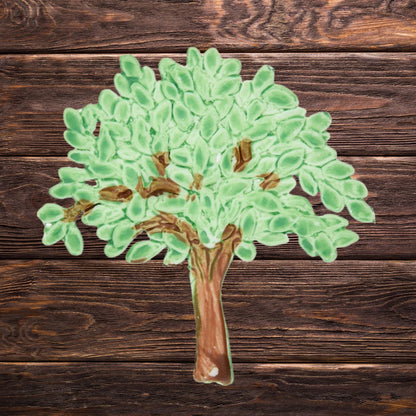 Bemaltes Wachsdekor Baum
