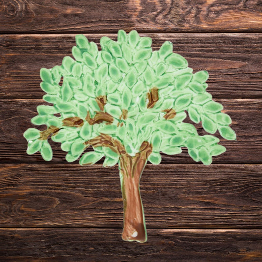 Bemaltes Wachsdekor Baum