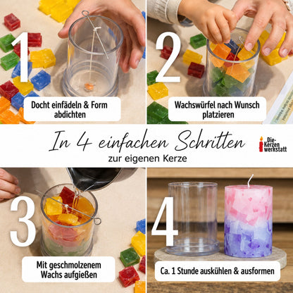 DIY-Kerzen-Gießset für 14 Kerzen