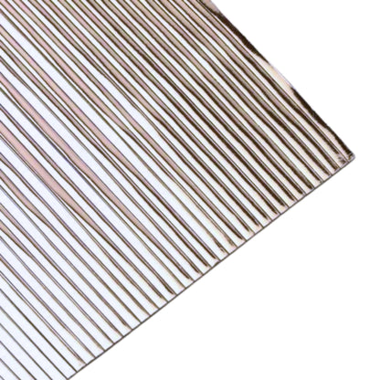 Wachsstreifen flach Gold/Silber | Kerzen verzieren | Kerzen gestalten