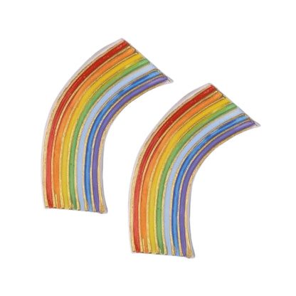 Wachsdekor Regenbogen klein bunt 1 Stk. | Kerzen verzieren | Kerzen gestalten