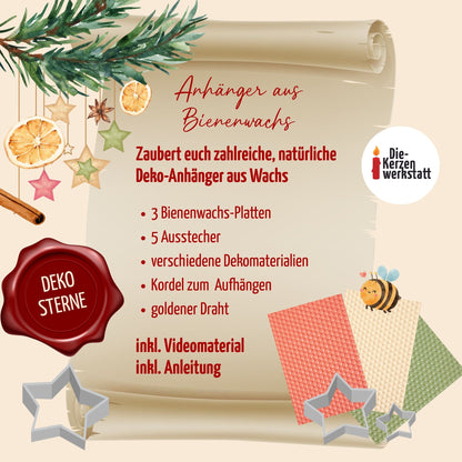 Familien Adventskalender Bastelset | 4 kreative DIY-Projekte für Kinder & Eltern zum Advent