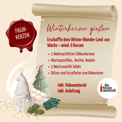 DIY Adventskalender Winterzauber | Kreative Auszeit mit Bastelsets für Erwachsene