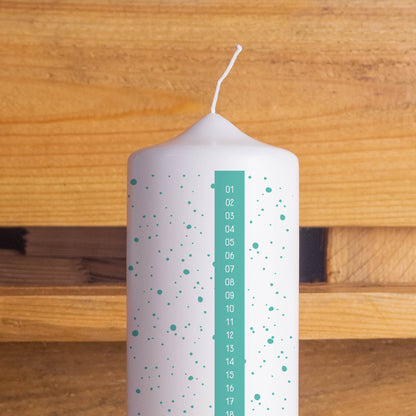 Adventskalender-Kerze Wichtel | Weihnachtskerze | Adventskerzen mit Zahlen | Kalenderkerze | Weihnachten Kerzen | Advent | Wichtel | Adventskalender