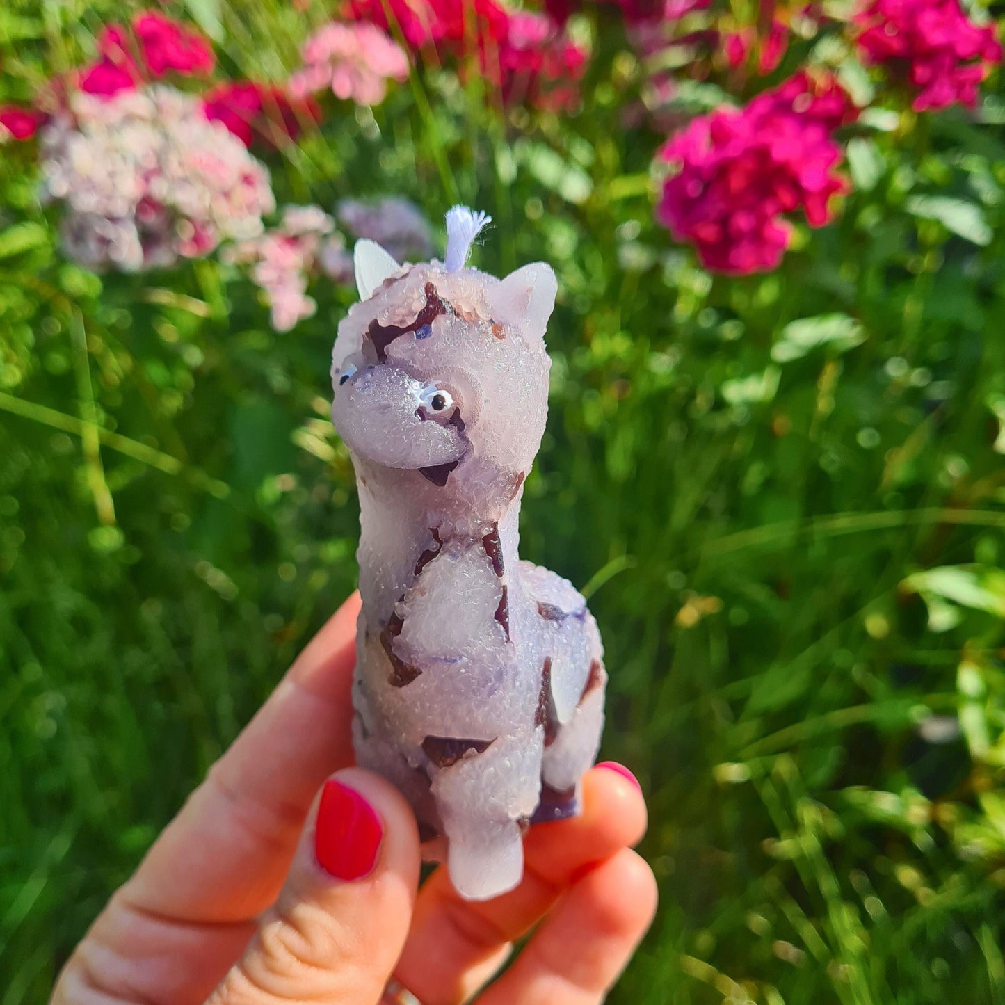 Alpaka Kerzen 4er Set – Handgemachte Tierkerzen aus Wachs | Deko & Geschenkidee