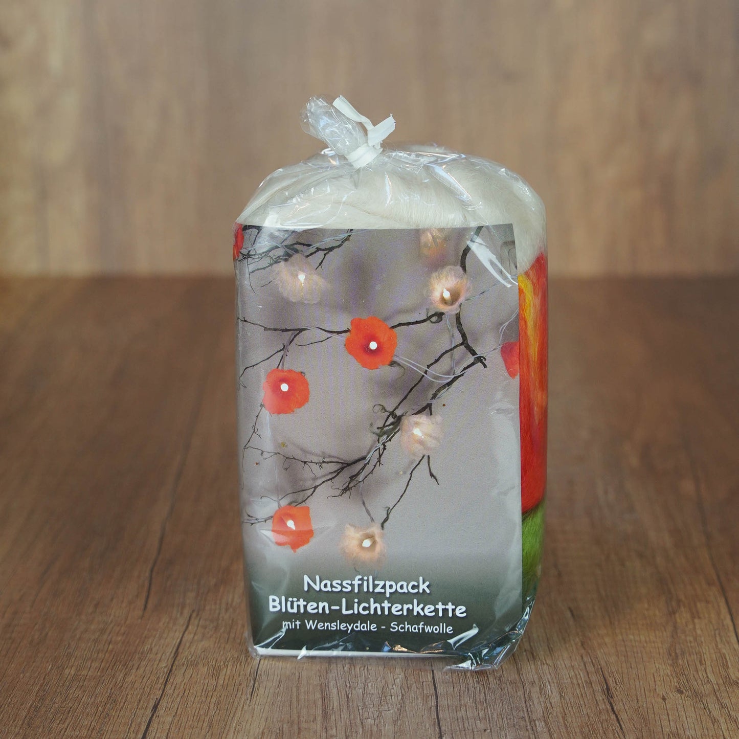 Kreatives Blüten-Lichterketten Filzset