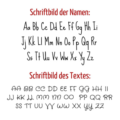 Taufkerze | Baum und Fuchs | 15-30 cm Höhe | Personalisiert