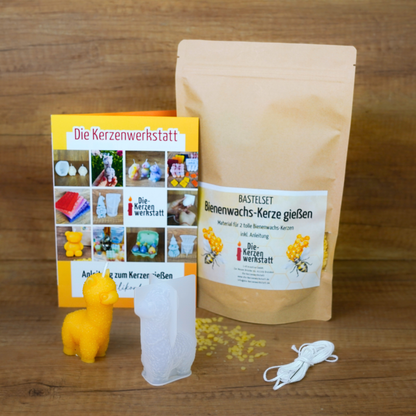 Bienenwachskerzen DIY Alpaka