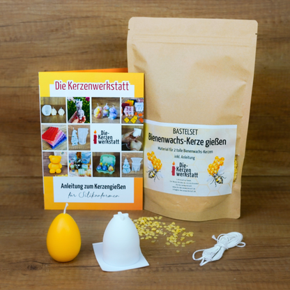 Bienenwachskerzen DIY Ei