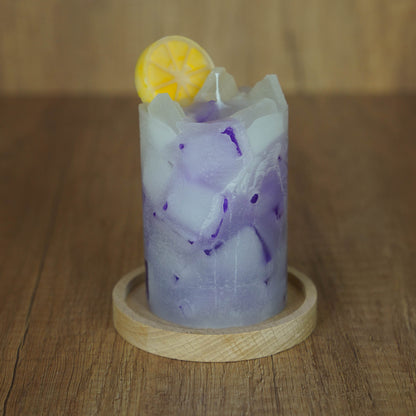 Cocktailkerze l Wachswürfelkerze l Stumpenkerze groß Bunt | Geschenk Geburtstag l Handarbeit l bunte Kerze l Cocktails