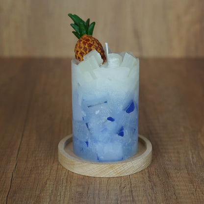 Cocktailkerze l Wachswürfelkerze l Stumpenkerze groß Bunt | Geschenk Geburtstag l Handarbeit l bunte Kerze l Cocktails
