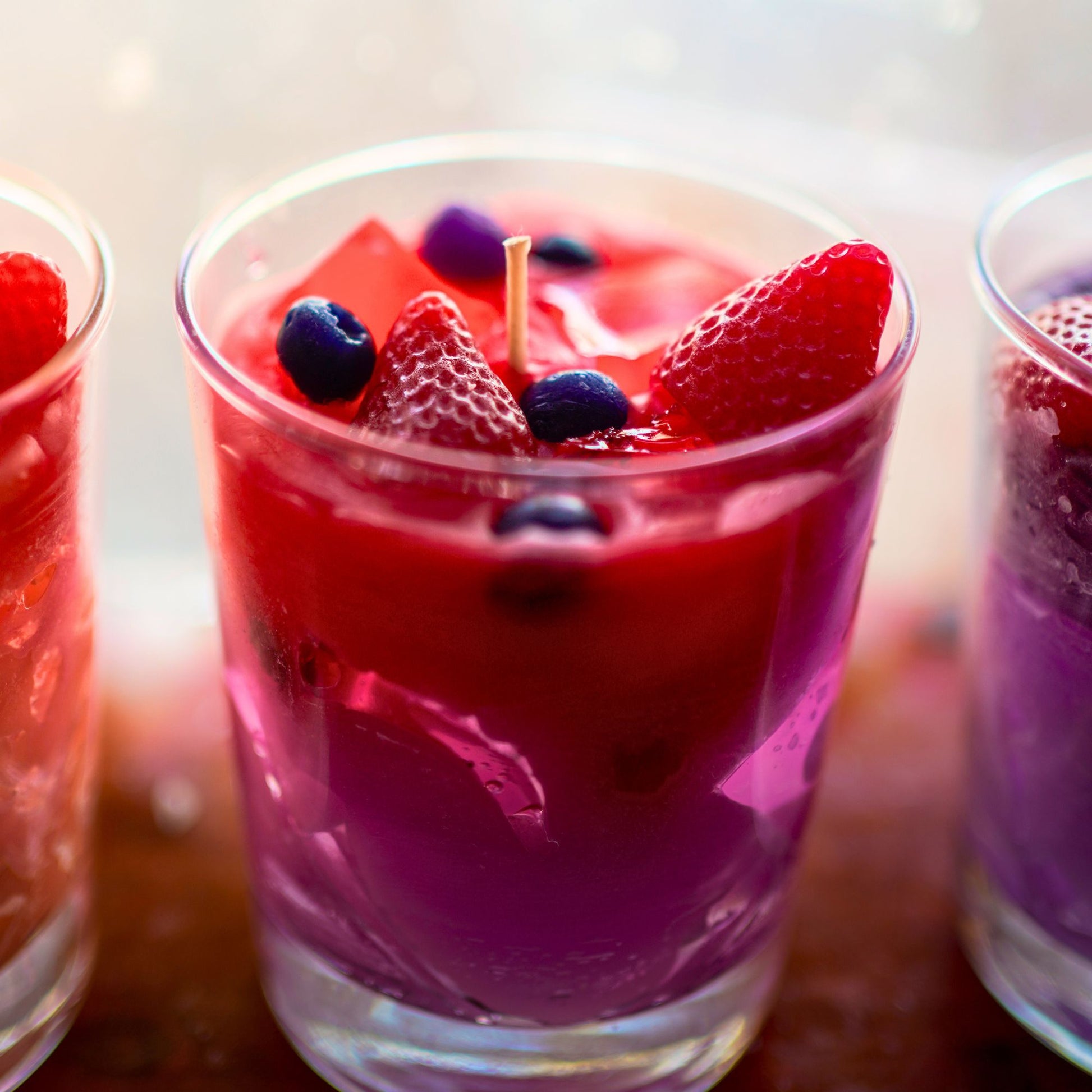 DIY Cocktailkerzen Set "Wildberry"