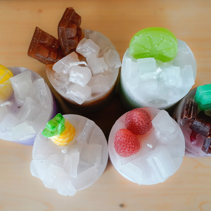 Cocktailkerzen von oben