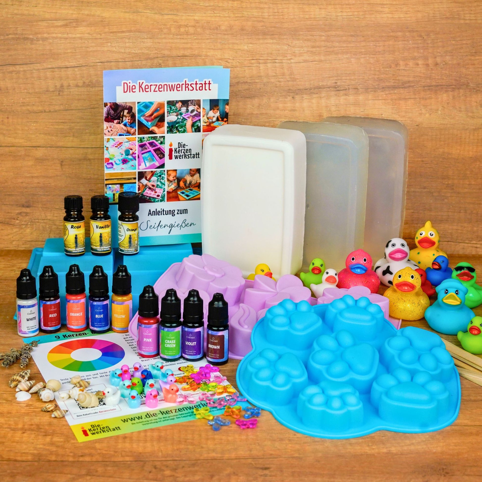DIY Seifen Set groß | Seifen selber machen für Gruppen & Kindergeburtstag | Seifenparty