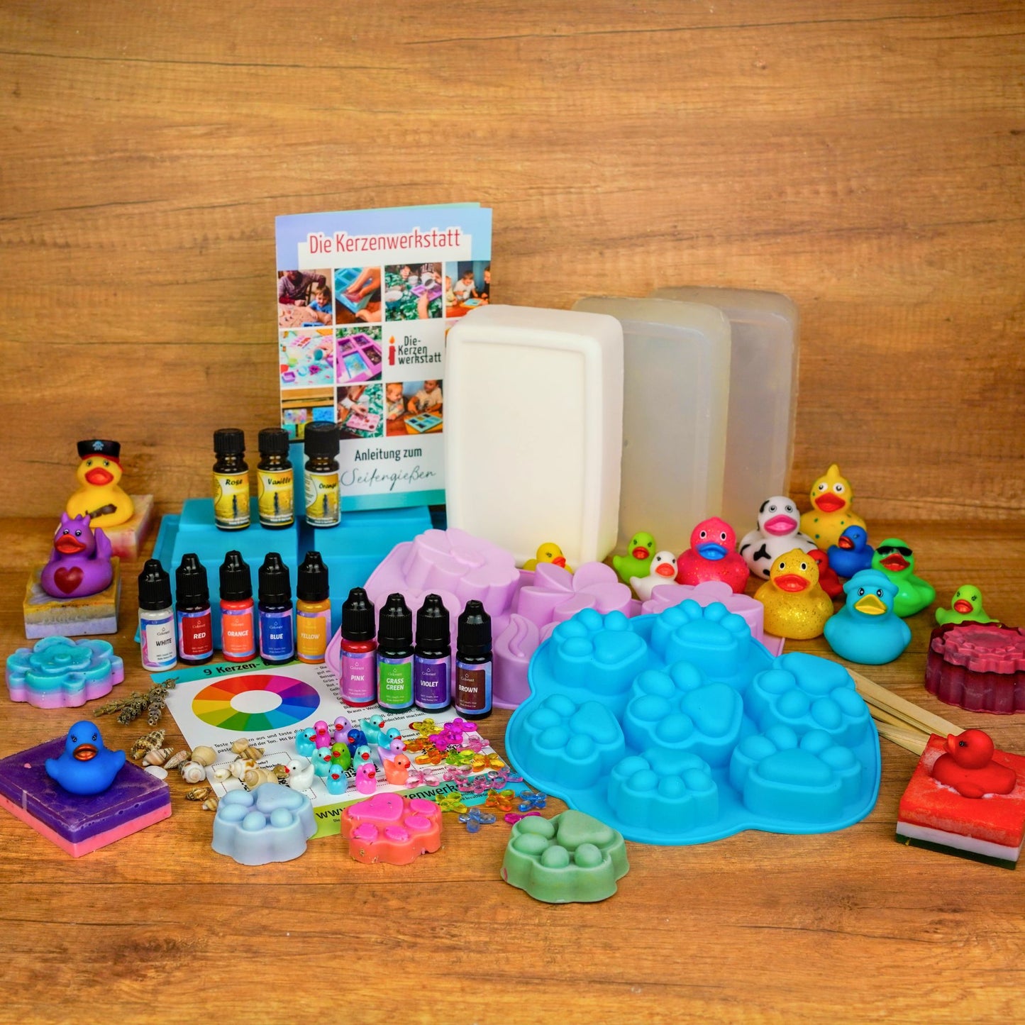 DIY Seifen Set groß | Seifen selber machen für Gruppen & Kindergeburtstag | Seifenparty
