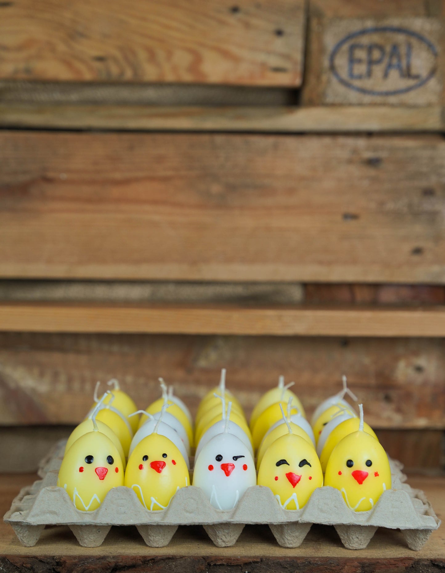 Osterei Kerze Küken | Eierkerze Bemalt | Osterküken | Handmade | Made In Germany | Ostern | Dekoration | Oster Geschenk | Osterdekoration