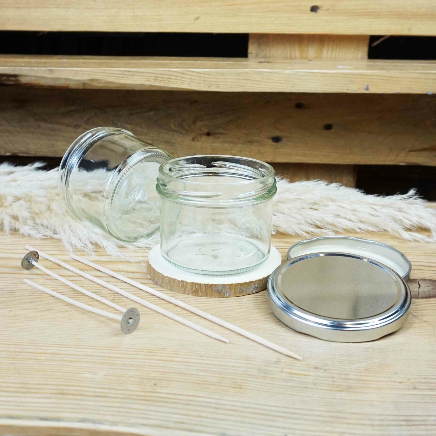 DIY-Bastelset: Duftkerzen selber machen – für 7 bunte Duftkerzen im Glas