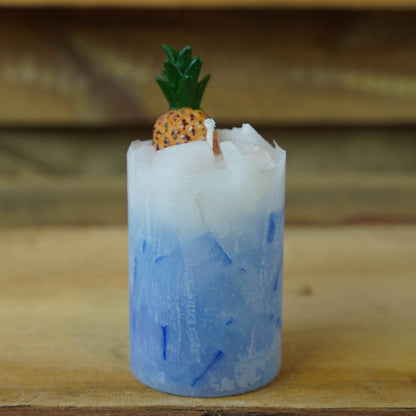 Cocktailkerze l Wachswürfelkerze l Stumpenkerze groß Bunt | Geschenk Geburtstag l Handarbeit l bunte Kerze l Cocktails