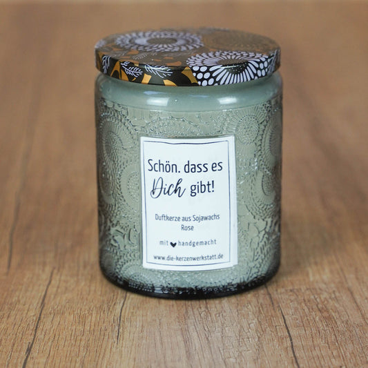 Romantische Duftkerze Rose
