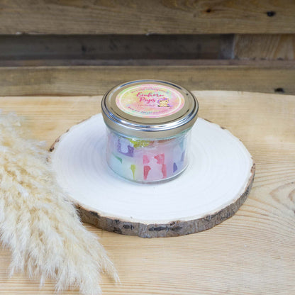 Duftkerze "Einhornpups" mit angenehmen Vanilleduft und Spruch | Handgemacht | Duftkerze personalisiert im Glas | Geschenkidee Muttertag | Kerze | Geschenk Frau Freundin