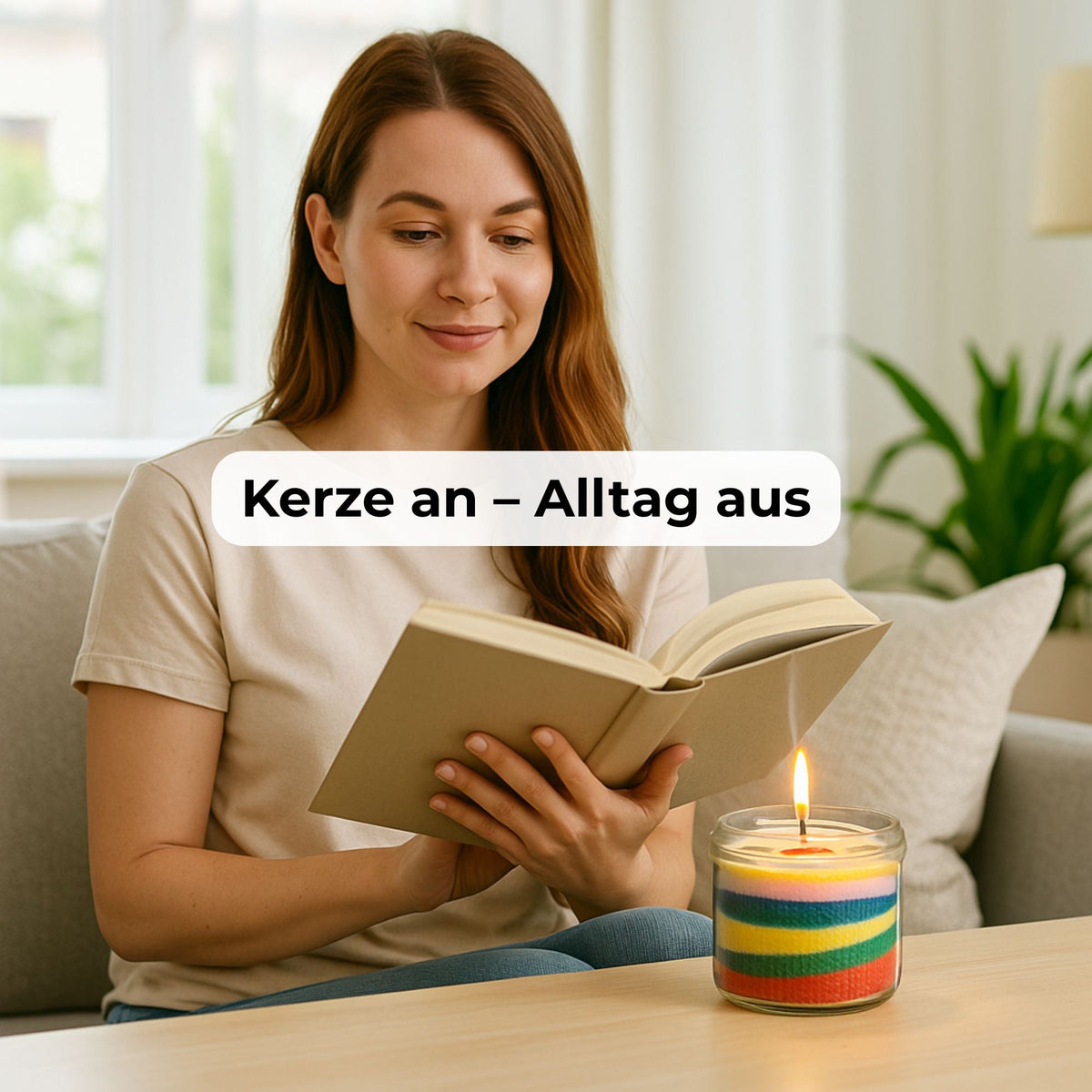 Wohlfühlmoment mit selbst gemachter Duftkerze