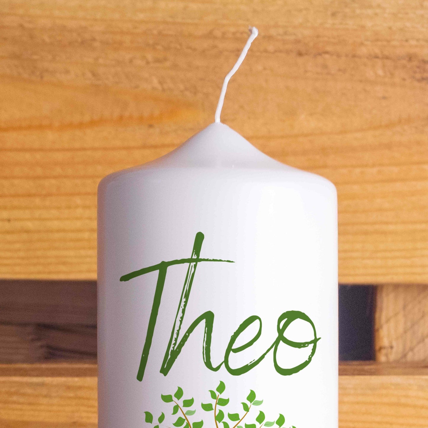 Geburtskerze | Baum | 15 - 30 cm Höhe | Personalisiert
