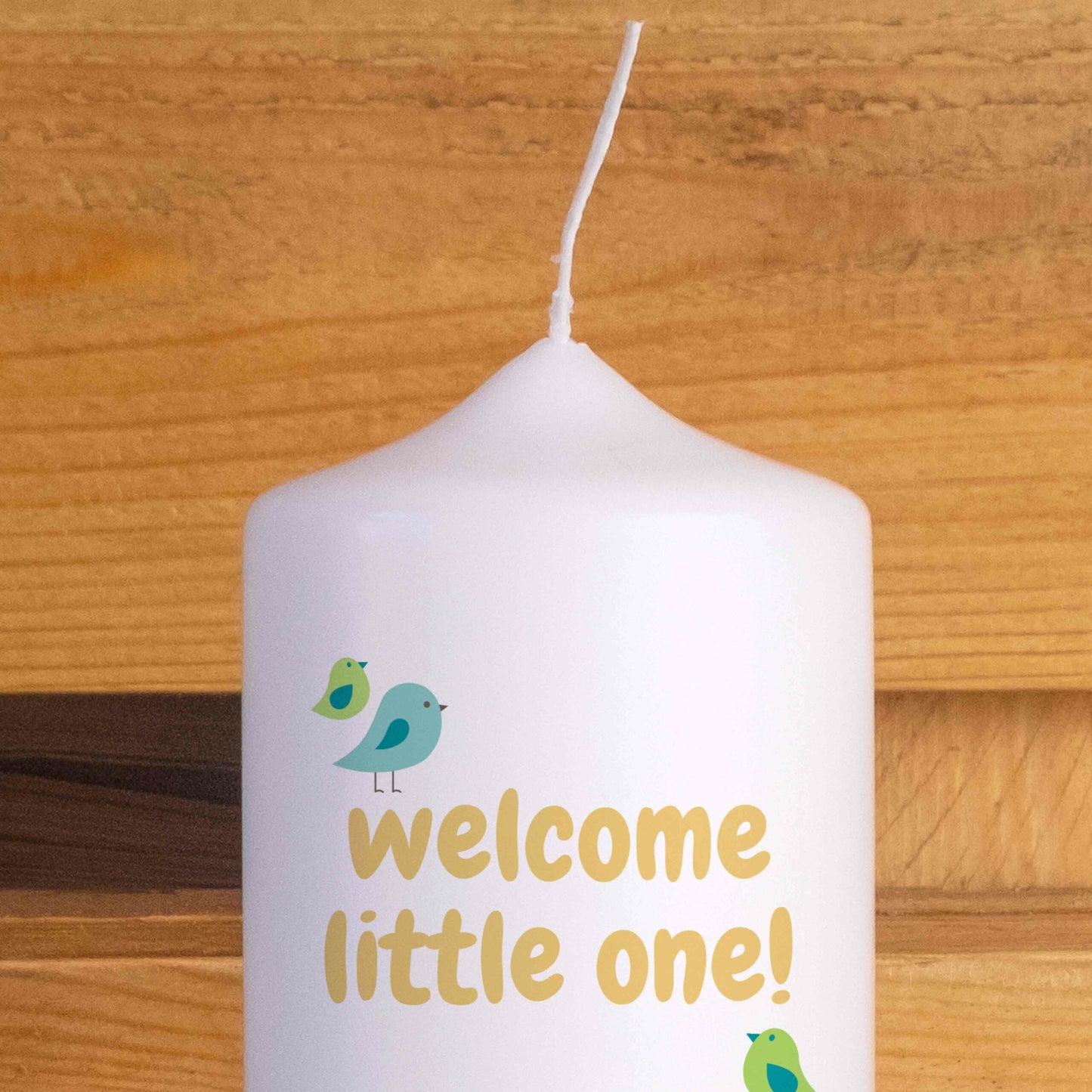 Geburtskerze | Wald | 15 - 30 cm Höhe | Personalisiert