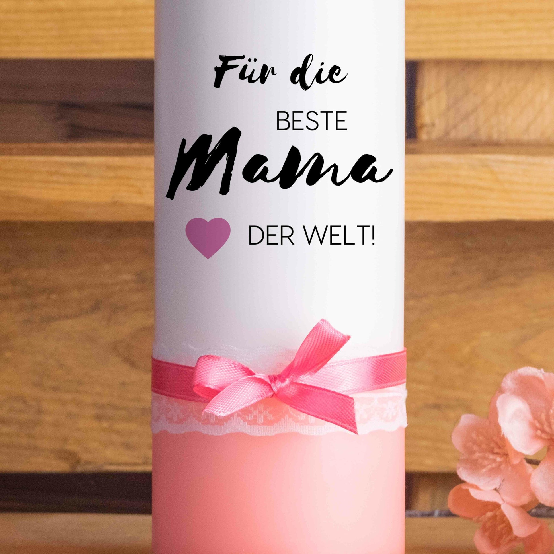 Geschenkkerze für Eltern/ Großeltern | Geburtstag | Geschenk | Vatertag | Muttertag | Handmade | Motivkerze | Mama | Papa | Oma | Opa