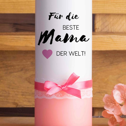 Geschenkkerze für Eltern/ Großeltern | Geburtstag | Geschenk | Vatertag | Muttertag | Handmade | Motivkerze | Mama | Papa | Oma | Opa