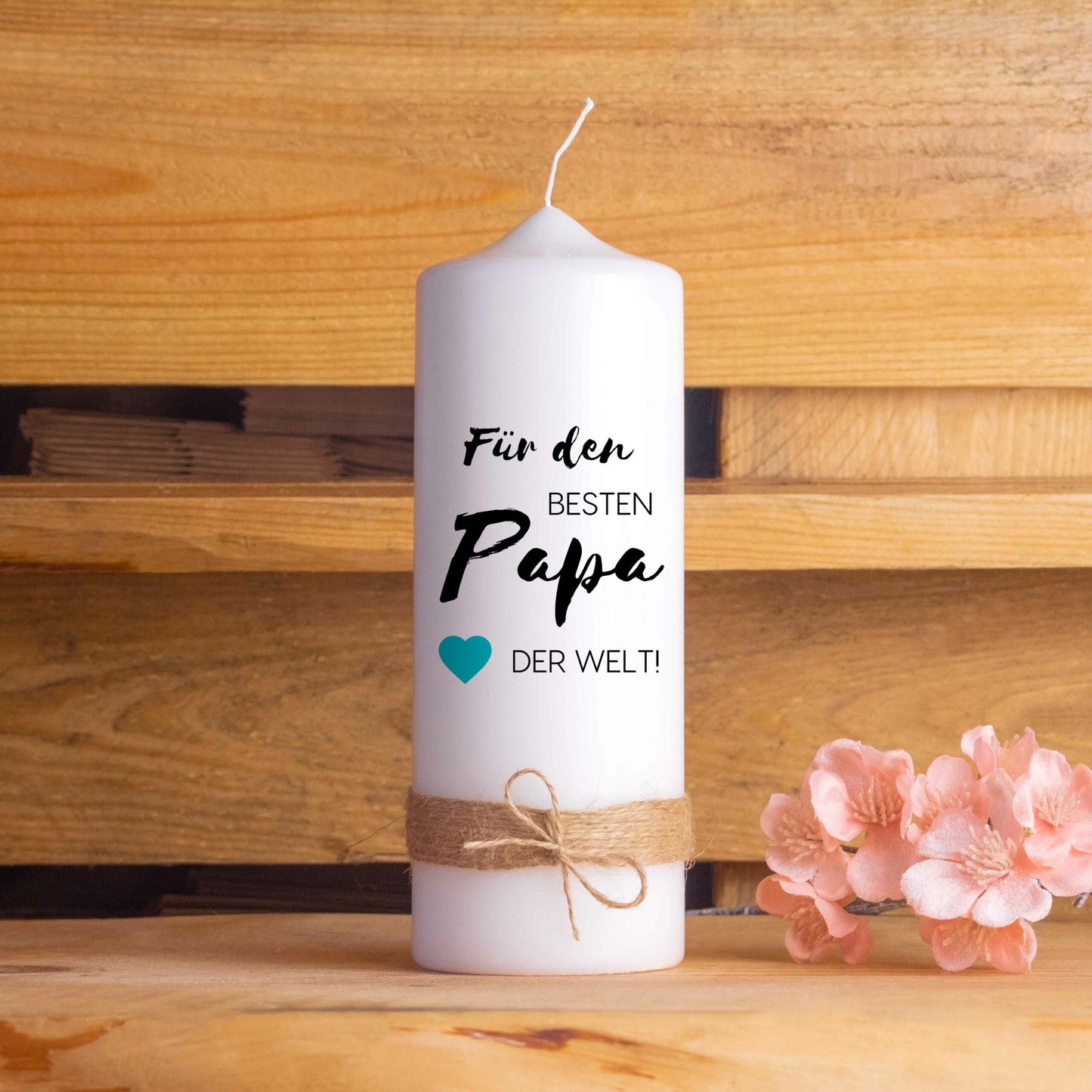 Geschenkkerze für Eltern/ Großeltern | Geburtstag | Geschenk | Vatertag | Muttertag | Handmade | Motivkerze | Mama | Papa | Oma | Opa