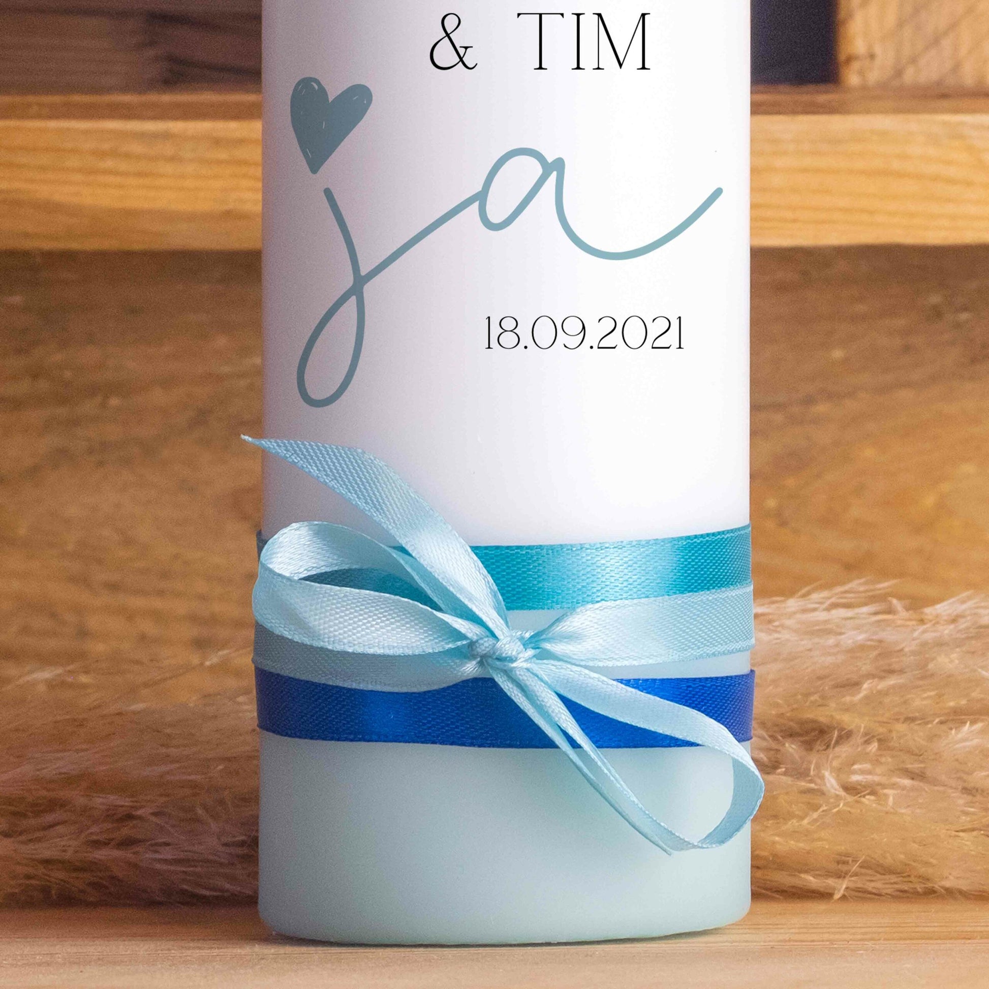 Hochzeitskerze | Ja | Personalisiert