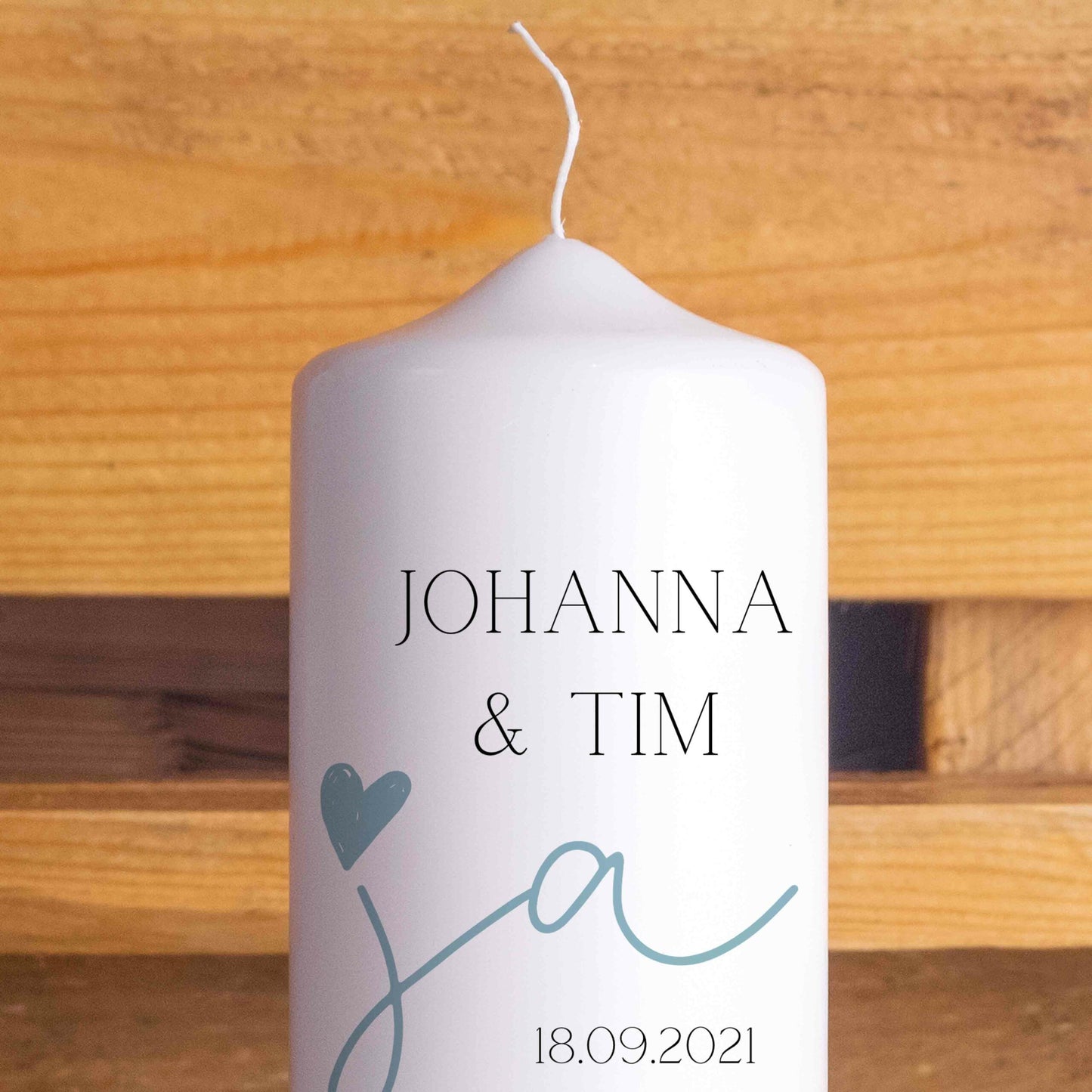 Hochzeitskerze | Ja | Personalisiert