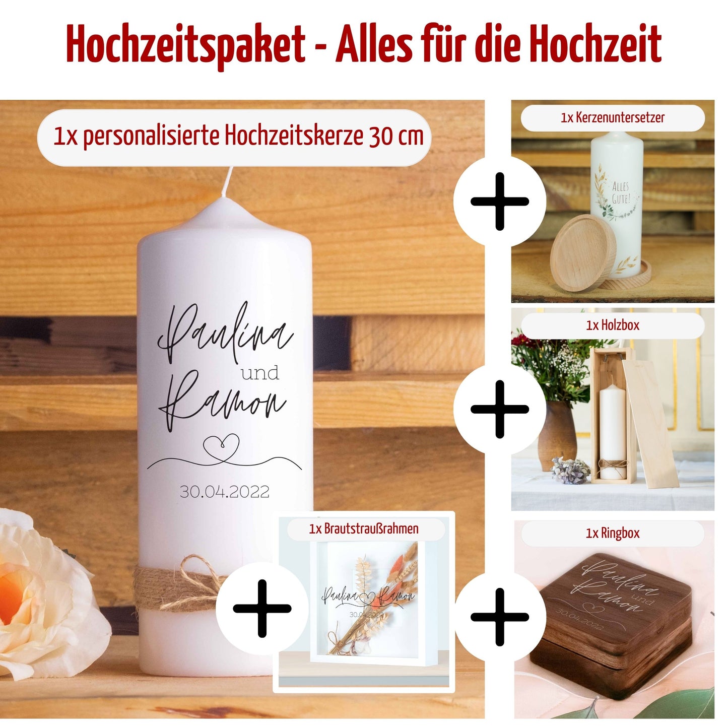 Personalisiertes Hochzeitspaket Deluxe