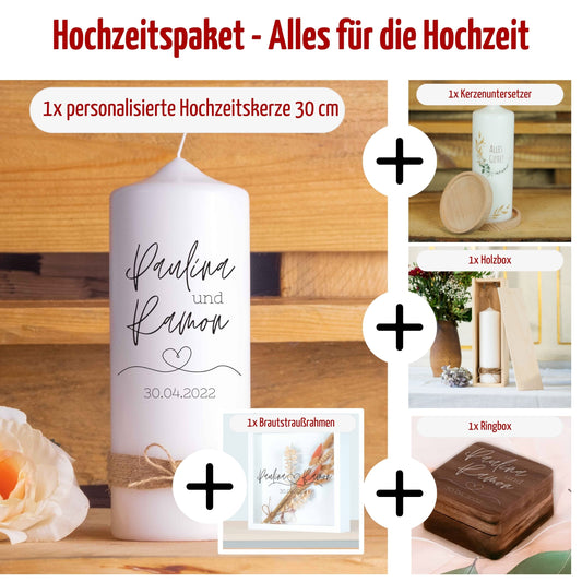 Personalisiertes Hochzeitspaket Deluxe