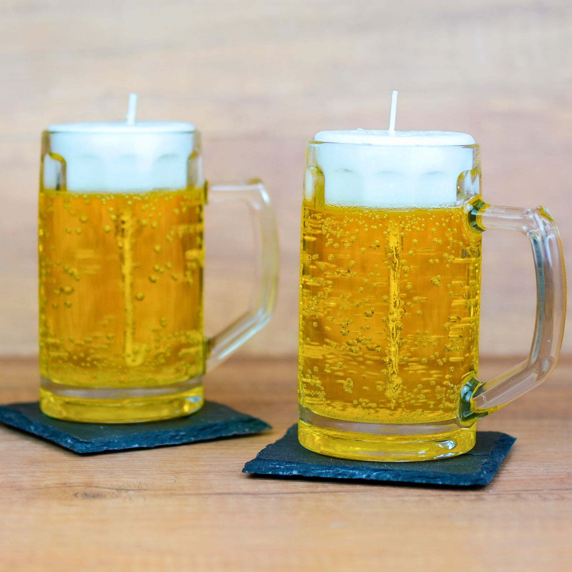 Bierglas Kerze – personalisiert oder ohne | Realistische Bieroptik