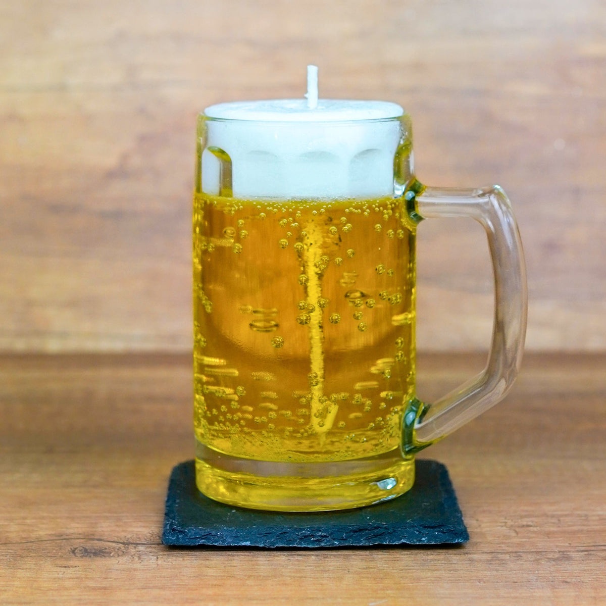 Bierglas Kerze – personalisiert oder ohne