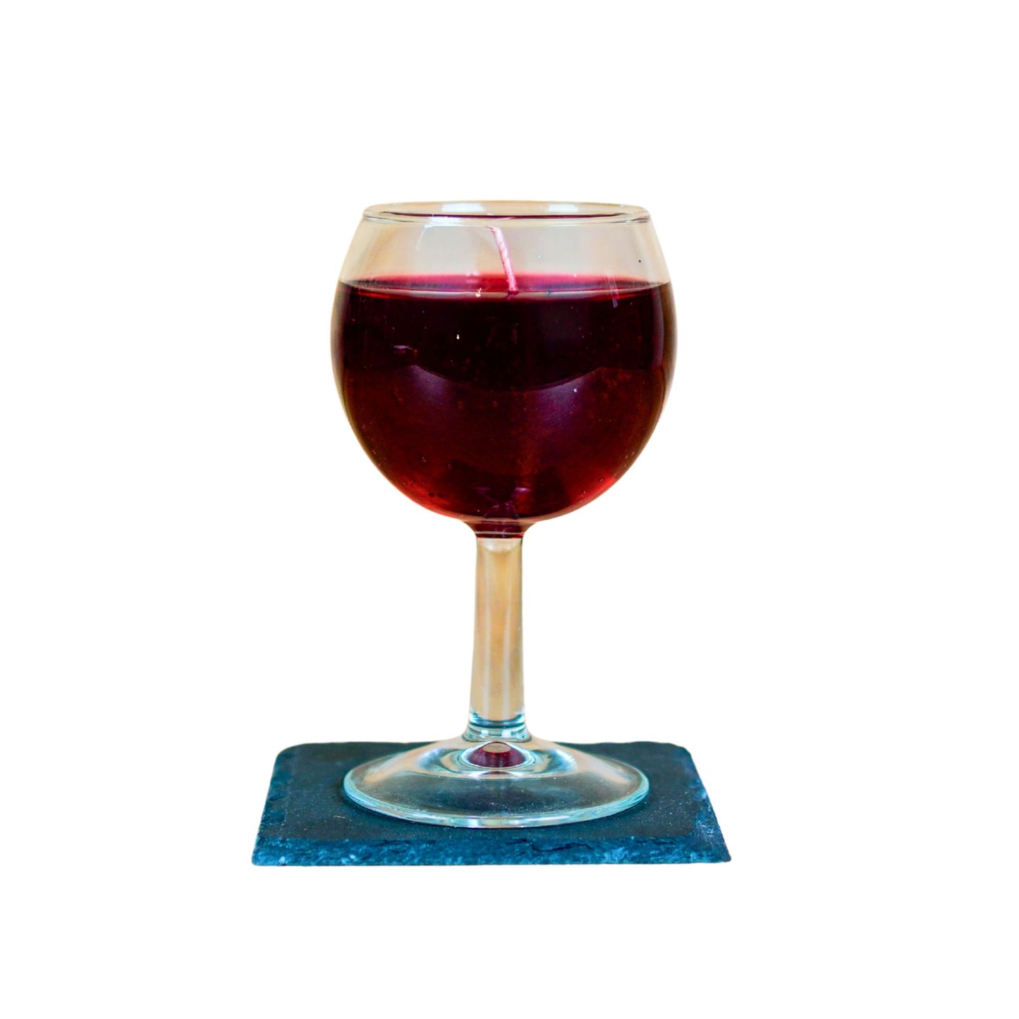 Rotwein Kerze im Glas – personalisiert mit Duft | Geschenkidee Weinliebhaber