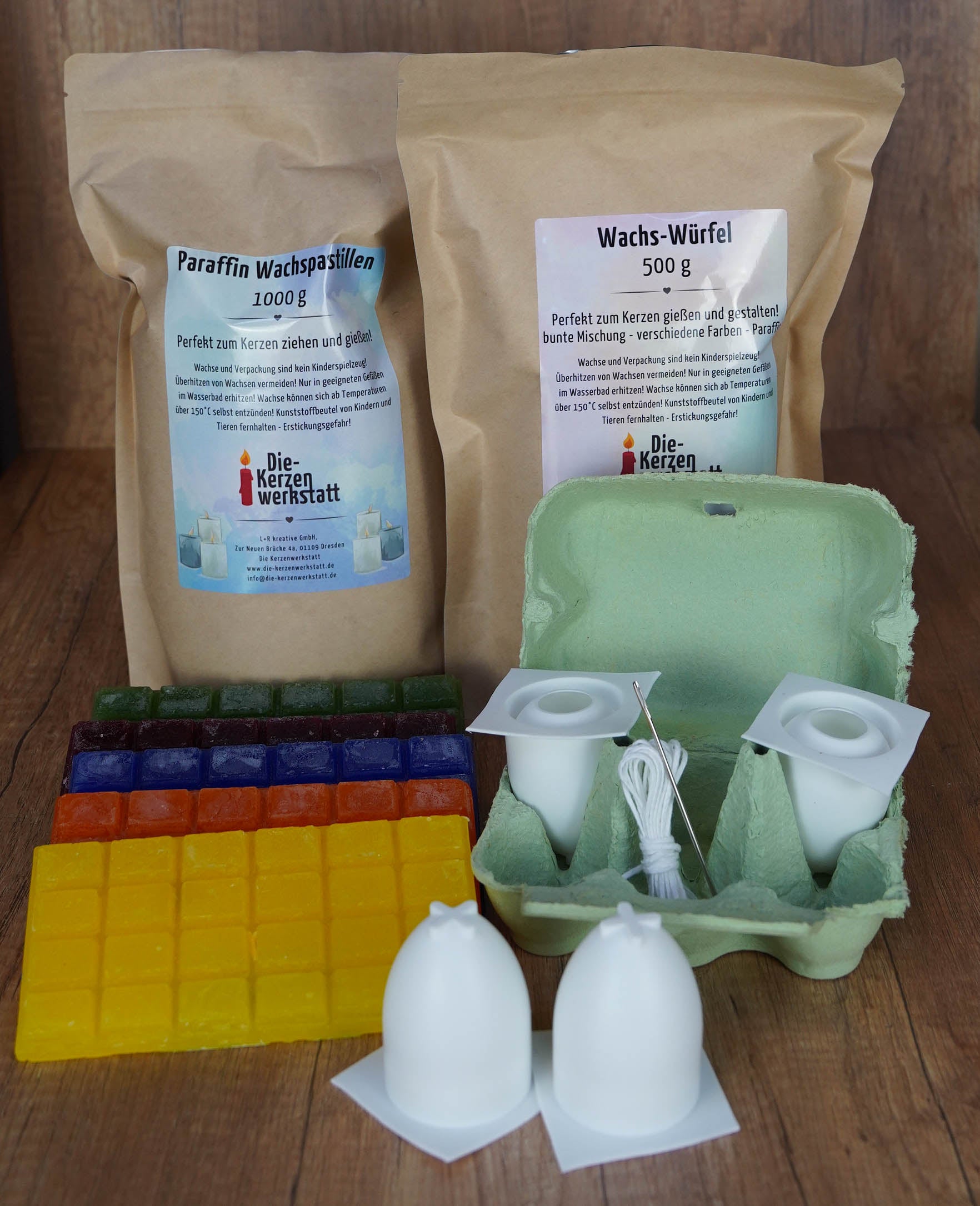 DIY Ostereier Kerzen Set