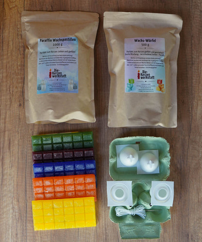 DIY Ostereier Kerzen Set