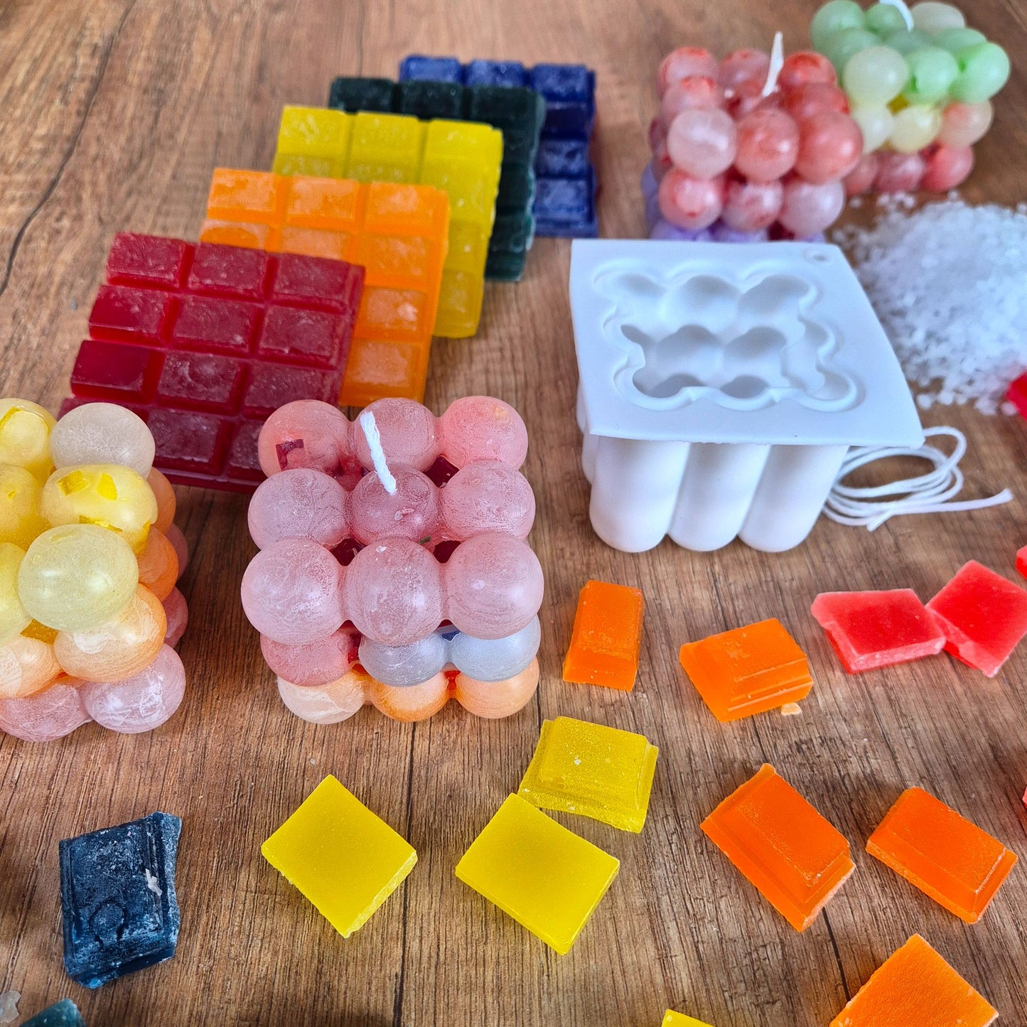 Starter Set: Kerzen gießen | für mind. 3 Kerzen | Kerzen herstellen | Kerzen gießen | Kerzen selber machen