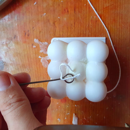 Kerzen Silikon Gießform - Bubble Würfel | Kerzenzubehör | Kerzen gießen | Kerzen selber machen