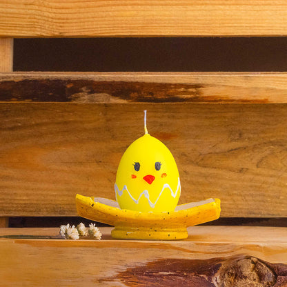 Kerzen Küken | 3-er Set | Gestaltete Kerzen | Handmade | Ostern | Motivkerze | Oster Geschenk